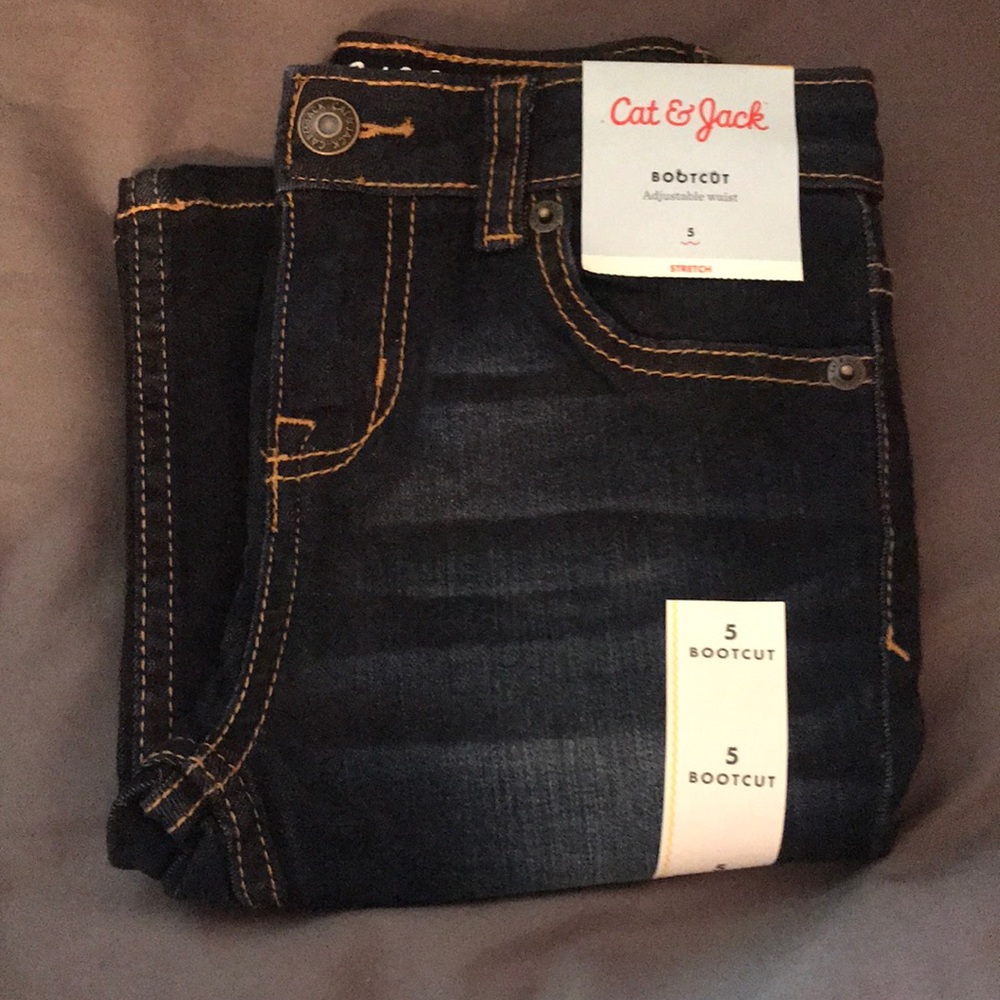 BNWT Girls Cat and Jack Boot Cut Jean